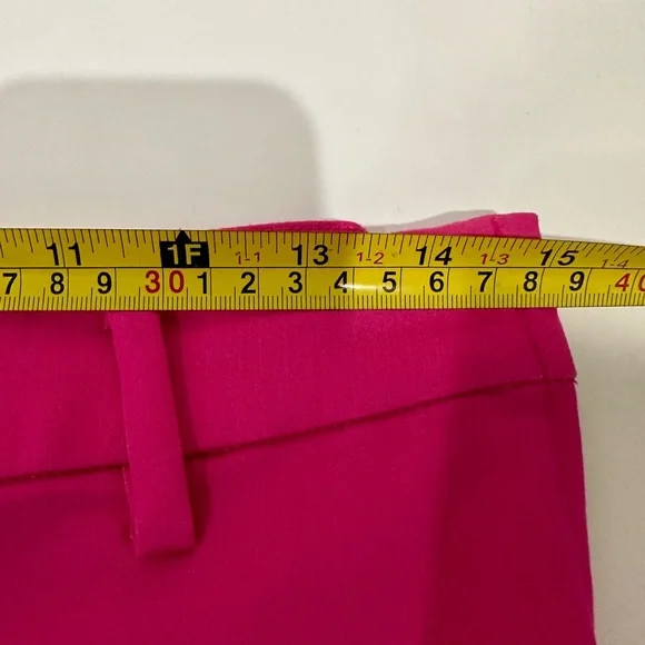 H&M tailored fuchsia pants size 8 no flaws - Picture 7 of 8